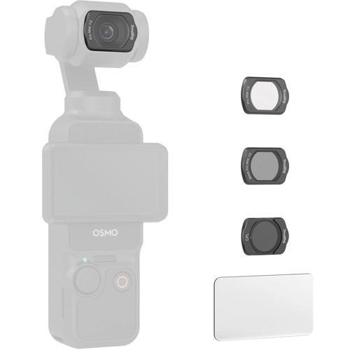 4775 DJI Osmo Pocket 3  için / Beyaz Difüzyon / CPL Filtre / Ekran Koruyucu Filtre Seti