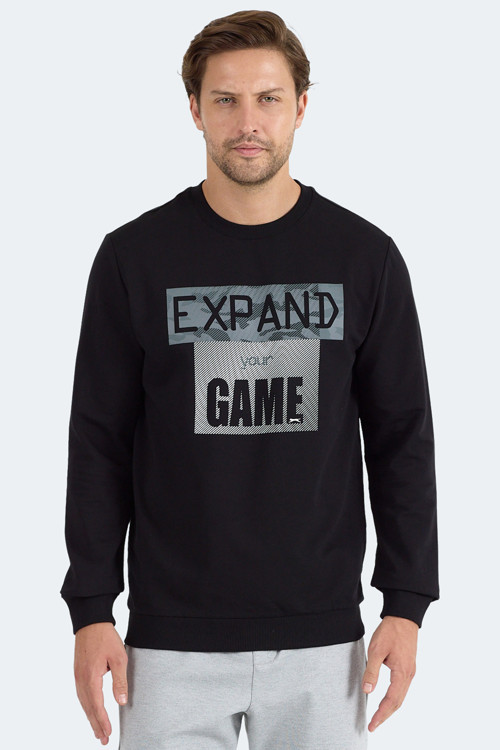 RUBIO Erkek Siyah Sweatshirt
