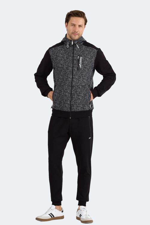 FALOR Erkek  Siyah Eşofman Takımı