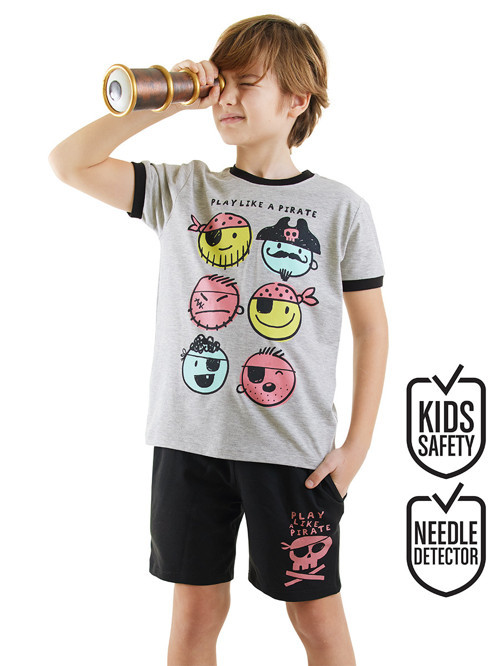 Pirate Erkek Çocuk T-shirt Şort Takım