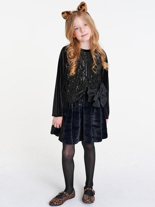 Kürk Etek Payet Blüz Takım