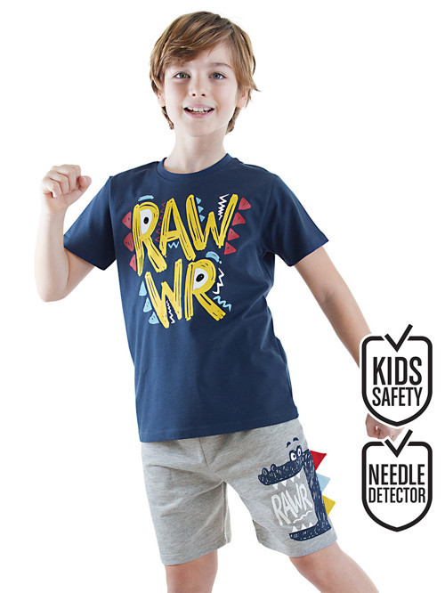 Rawr Erkek Çocuk T-shirt Şort Takım