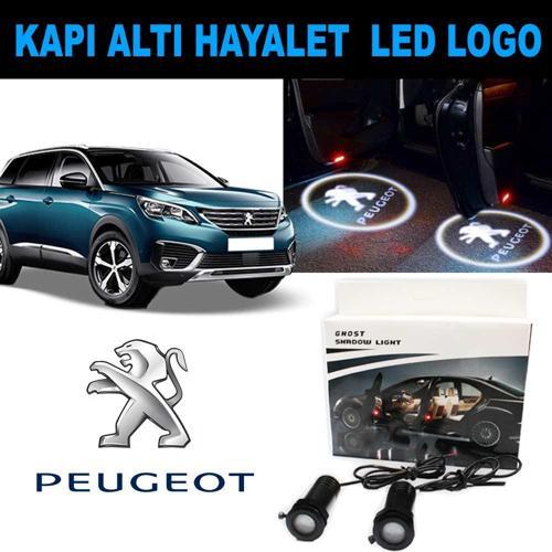Kapı Altı 3D Hayalet LED Logo Peugeot