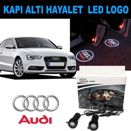 Kapı Altı 3D Hayalet LED Logo Audi