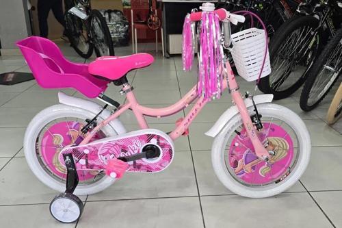 Muki 16 Jant Kız Çocuk Bisikleti Pudra Pembe Pembe