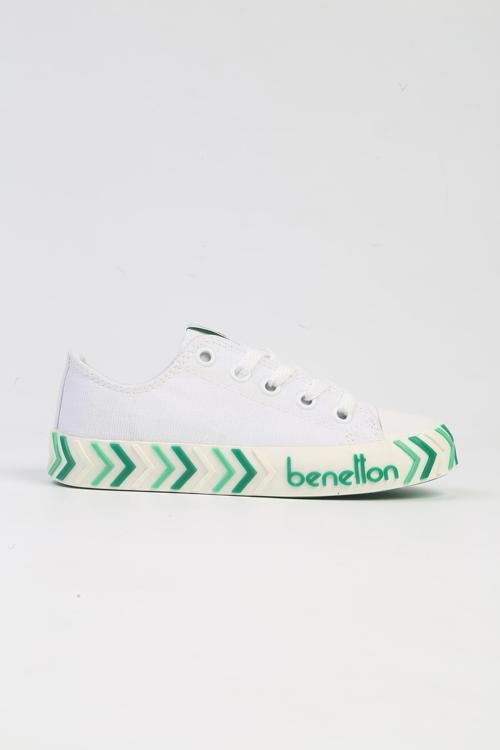 ® | BN-30635-3409 Beyaz Yesil-Çocuk Spor Ayakkabı