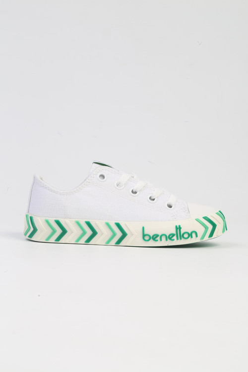® | BN-30635-3409 Beyaz Yesil-Çocuk Spor Ayakkabı