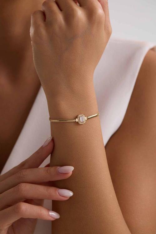 Balık Sırtı Baget Bileklik 17+3 cm