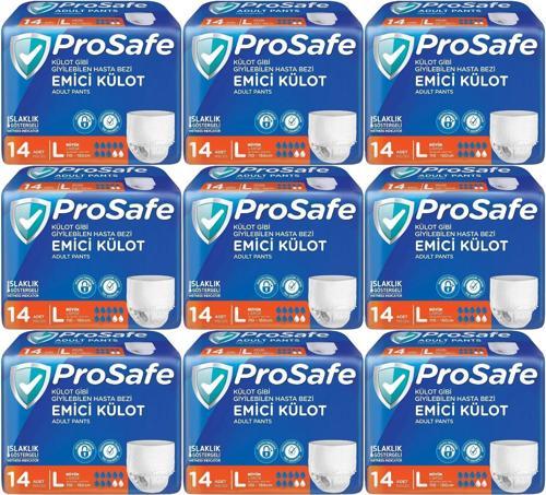 Emici Külot Hasta Bezi L - Büyük - Large 126 Adet (9PK*14)