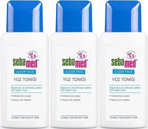 Clear Face Temizleyici Yüz Toniği 150ML (3 Lü Set)
