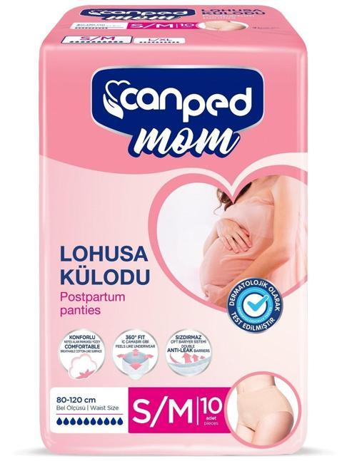 Mom Lohusa Külodu - Külot Bez S - Small - Küçük / M - Medium - Orta (İç Adet 10) Tekli Pk