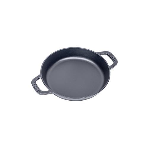 18 cm Yuvarlak Düz Sahan Mat Siyah