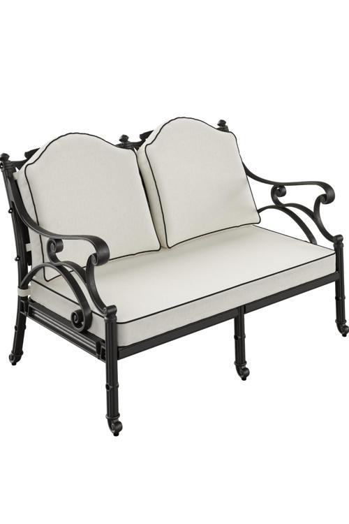 Ferforje Görünümlü 2'Li Sandalye, Tüm Mekanlarda Kullanılabilen, Her Hava Koşuluna Uygun Sandalye