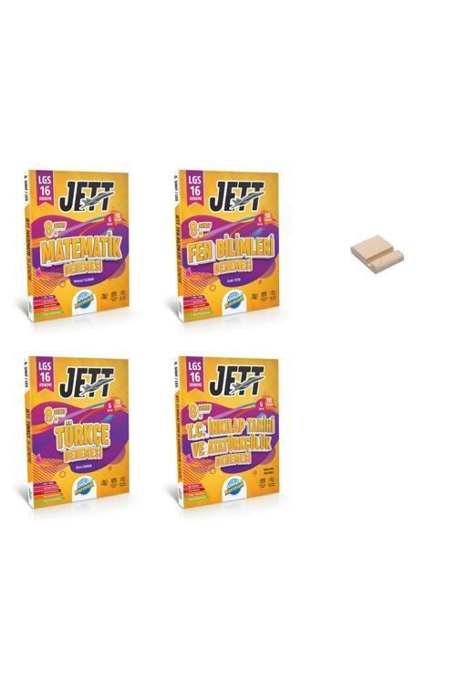 LGS 8. Sınıf JETT Matematik Fen Türkçe ve İnkılap 4lü Branş Deneme Seti
