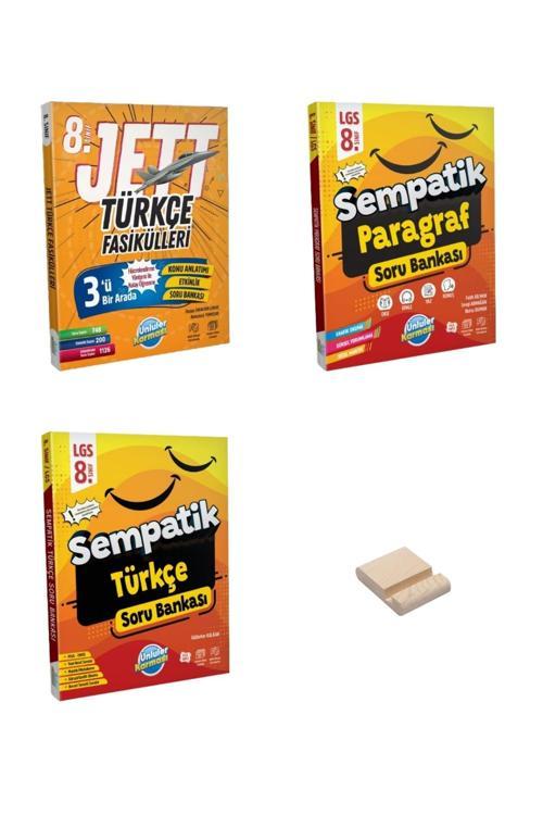 LGS 8. Sınıf Türkçe ve Paragraf JETT Fasiküller ve Soru Bankası 3lü Set