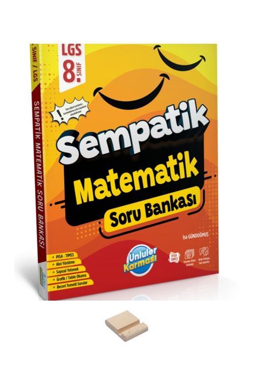 LGS 8. Sınıf Sempatik Matematik Soru Bankası ve Telefon Standı