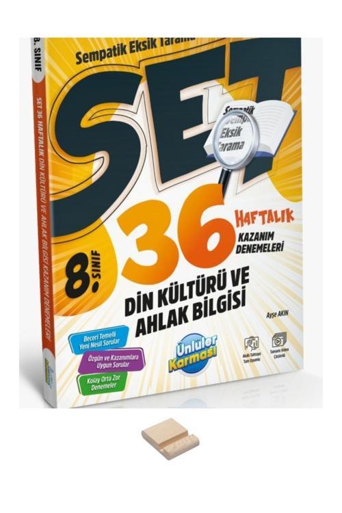 LGS 8. Sınıf Din Kültürü 36 Haftalık Denemeler ve Telefon Standı