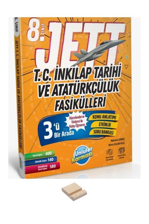LGS 8. Sınıf Jett İnkılap Tarihi Fasikülleri ve Telefon Standı