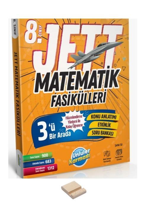 LGS 8. Sınıf Jett Matematik Fasikülleri ve Telefon Standı
