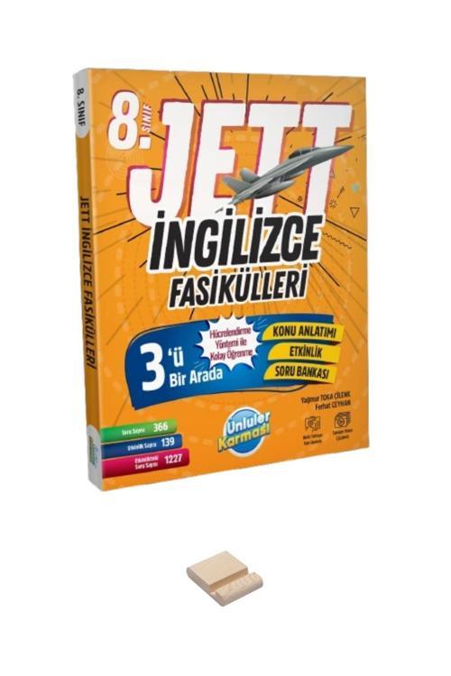 LGS 8. Sınıf Jett İngilizce Fasikülleri ve Telefon Standı