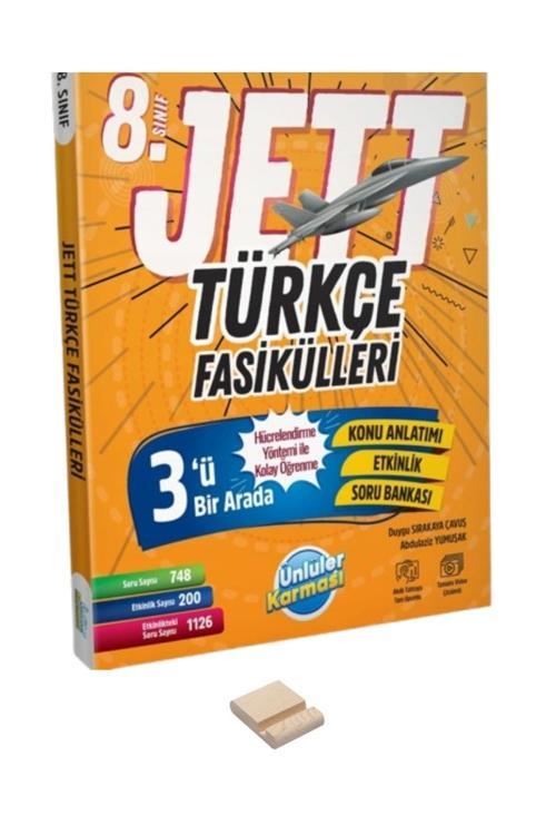 LGS 8. Sınıf Jett Türkçe Fasikülleri ve Telefon Standı