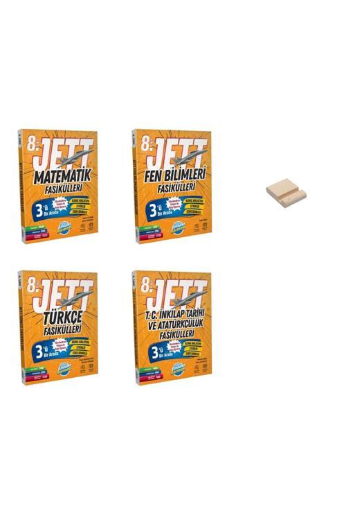 LGS 8. Sınıf JETT Matematik Fen Türkçe ve İnkılap Fasikülleri 4lü Set