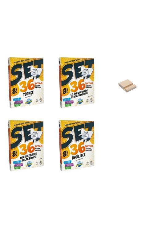 LGS 8. Sınıf Sempatik Türkçe İnkılap Din ve İngilizce Haftalık Denemeleri 4lü Set