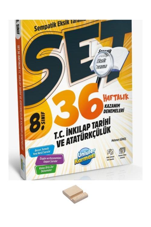 LGS 8. Sınıf İnkılap Tarihi 36 Haftalık Denemeler ve Telefon Standı