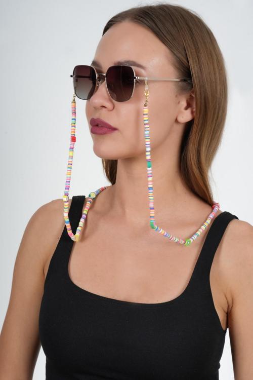 Fimo Meyveli Gözlük Zinciri - Kolye - Bileklik