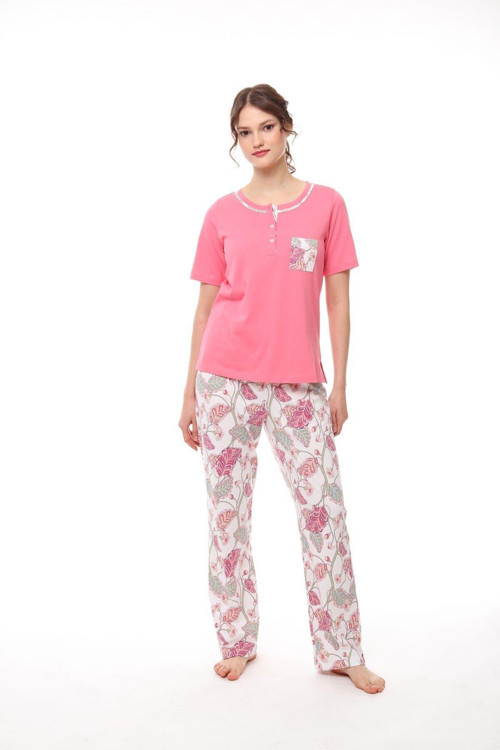 Pijadore 1439 Kadın Kısa Kollu Pijama Takım