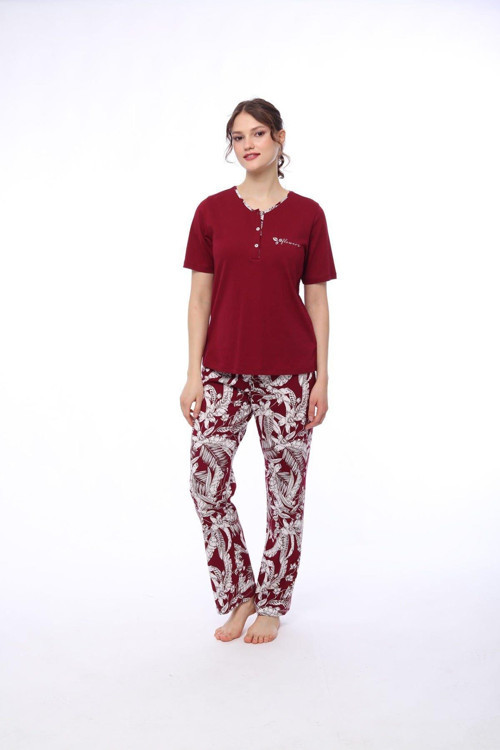 Pijadore 1424 Kadın Kısa Kollu Pijama Takım