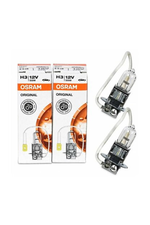 H3 Ampul 12V 55W 2 Adet Almanya Üretimli