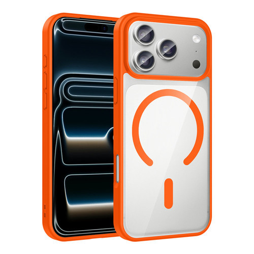 iPhone 17 Pro Kılıf M-safe Wireless Şarj Özellikli Silikon Ege Kılıf
