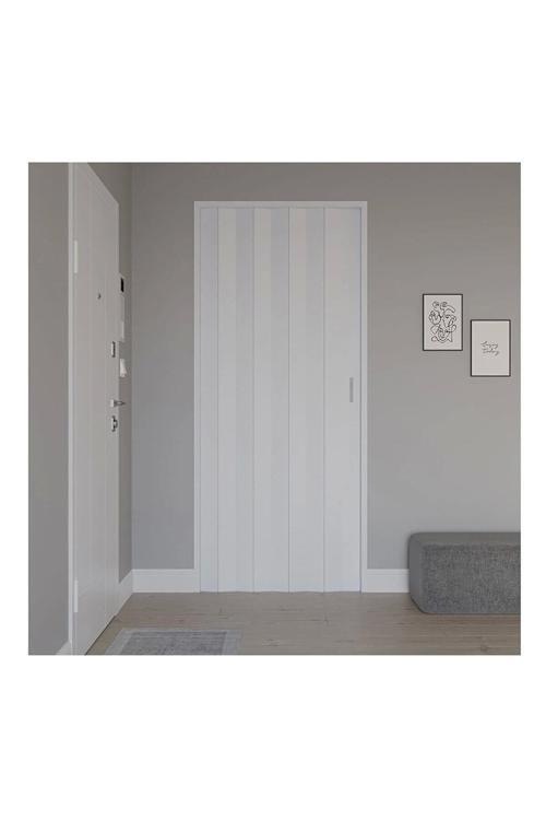 Katlanır Kapı Kalın Akordiyon Kapı Beyaz 82x203