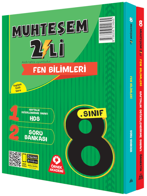 Örnek Akademi 8. Sınıf Muhteşem Fen Bilimleri Seti Örnek Akademi Yayınları