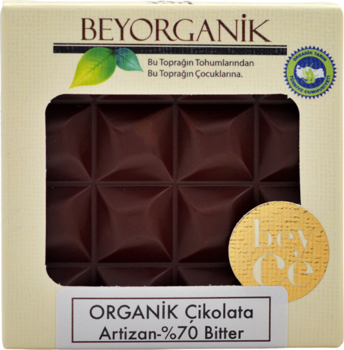 Organik Çikolata Artizan - %70 Bitter 40gr