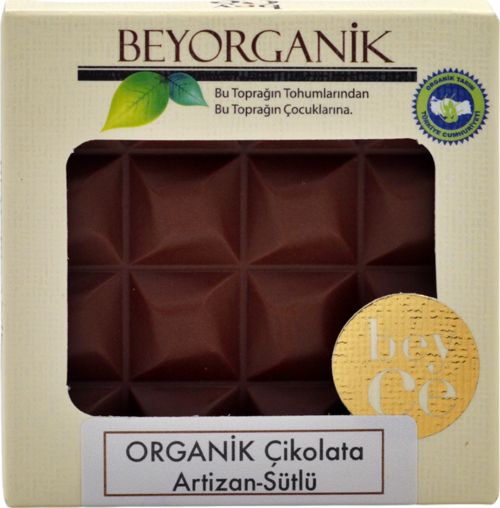 Organik Çikolata Artizan - Sütlü 40gr