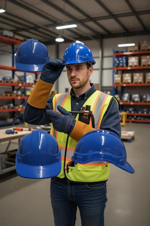 Plastik Baret Ayarlanabilir ve Darbeye Dayanıklı ISG Başlığı Kb660 Karam Vidalı