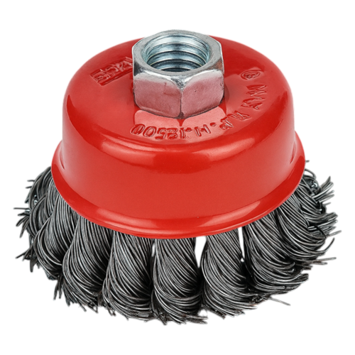 Eratool ERA10052 125mm Burmalı Çanak Fırça Gri Telli