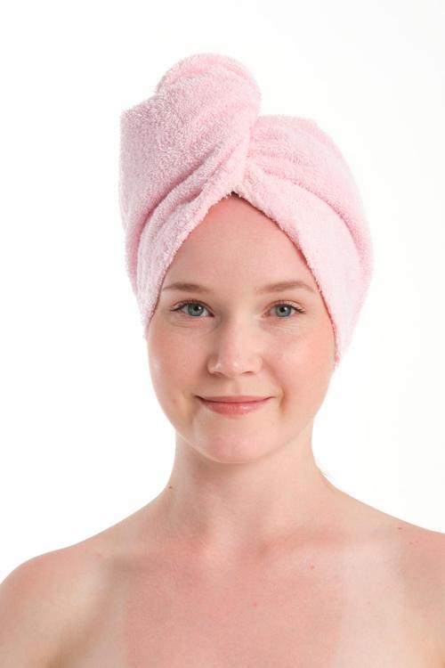 %100 Pamuk Pudra Havlu Bone Saç Kurutma Bonesi Kafa Havlusu Duş Banyo Bonesi Islak Saç Kurulama Bone