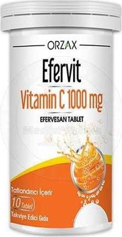 Efervit Vitamin C 1000mg Efervesan 10 Tablet