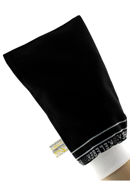 Hamam ( Orta Kalın) Osmanlı Siyah Kese Lastikli & Banyo Kesesi