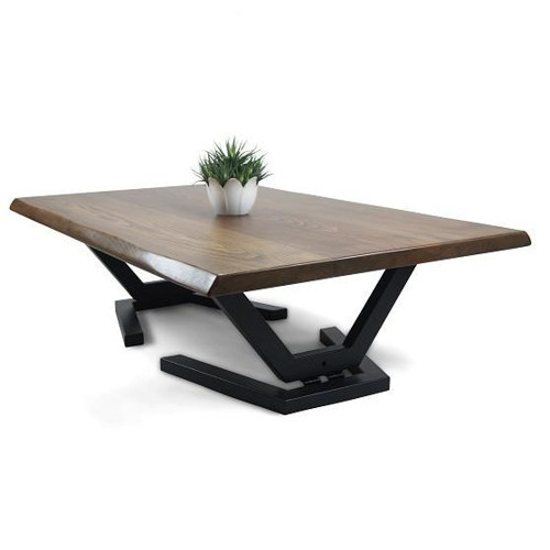 Doğal Ağaç Masif Hibrit Kütük Masa ve Sehpa 60 cm x 150 cm