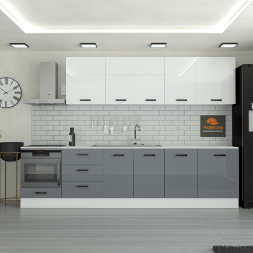 310 cm Mutfak DolabıMDF Kapak Tezgah Dahil YRKN310 98