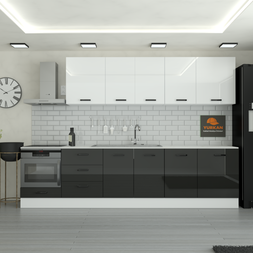 310 cm Mutfak DolabıMDF Kapak Tezgah Dahil YRKN310 99