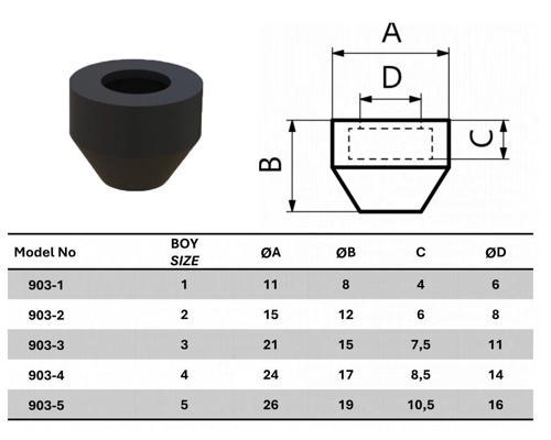 903-2 Baskı Pabucu 23890-3 ADET FİYATIDIR