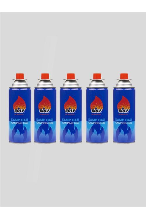 5 'li Set GOLF Kamp Gazı Valfli Kartuş 227 gr.
