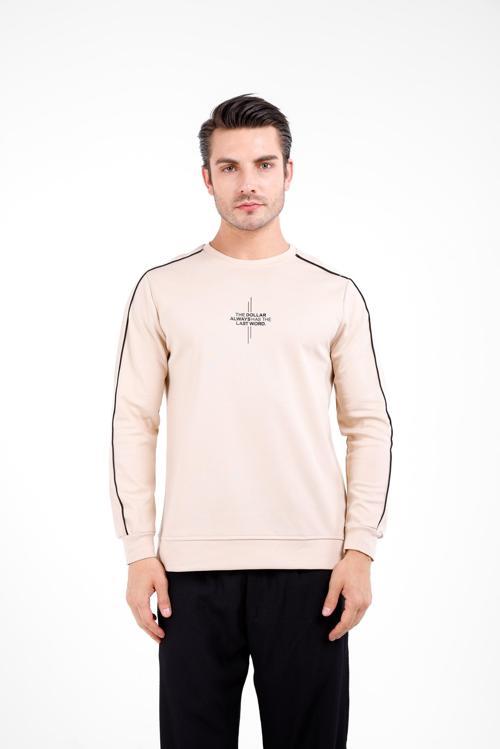 NİVAL Uzun Kollu Sweatshirt - Beyaz