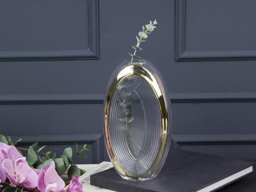 GOLDY OVAL CAM VAZO 15X27 CM