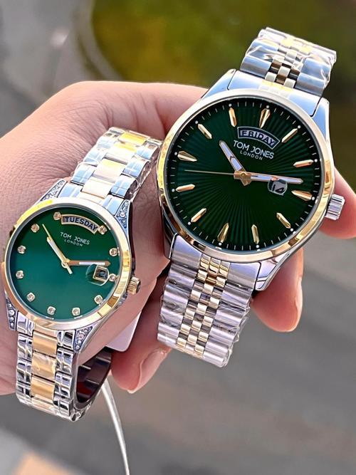 Çiftlere Özel Bay Ve Bayan Çelik Kordon 3 Atm Suya Dayanıklı 2 Yıl Garantili Çift Saati X1